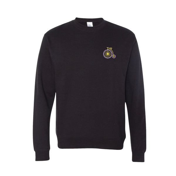 Premium Midweight Crewneck (BLACK) | Lexington Sprocket Summer 2025