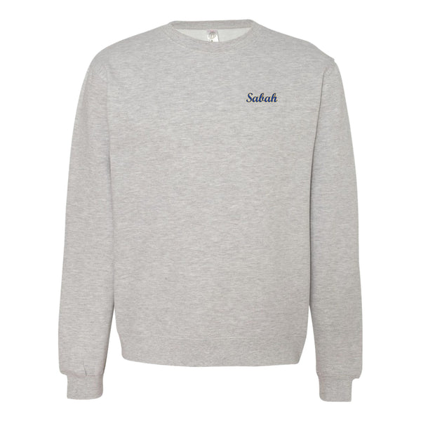 Premium Midweight Crewneck (GRAY) | University of Pittsburgh En Sabah Nur A Spring 2025