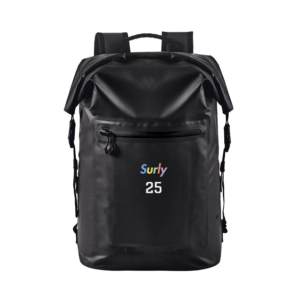 Technical Roll Top Waterproof Backpack 35L (BLACK) | Minnesota Surly Ultimate Fall 2025