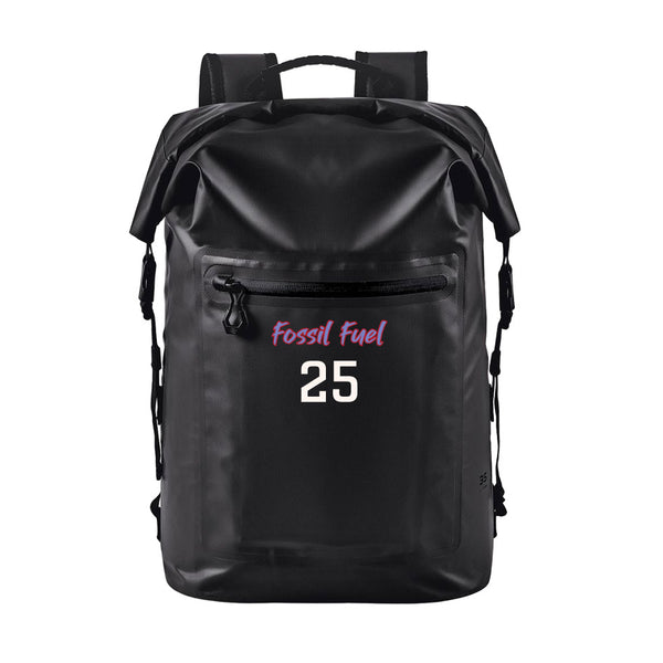 Technical Roll Top Waterproof Backpack 35L (BLACK) | Houston Fossil Fuel June 2026
