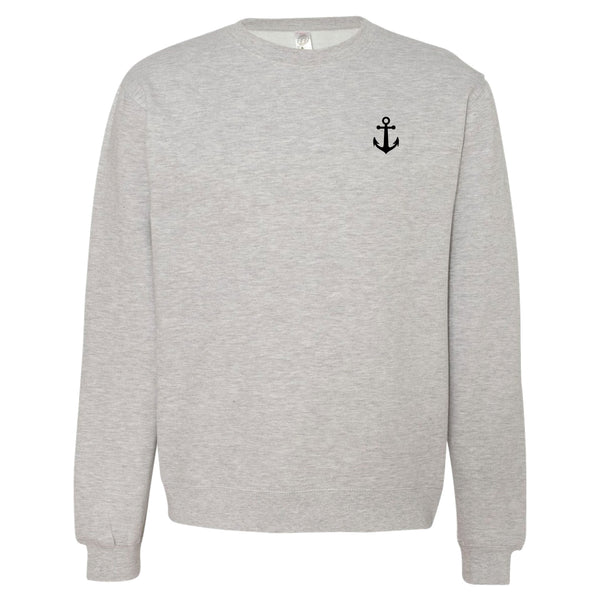 Premium Midweight Crewneck (Grey) | University of Rhode Island Spring 2025