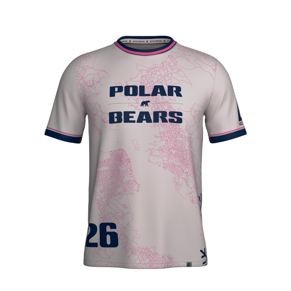 Full Sub N-Knit Short Sleeve (WHITE) | San Francisco Polar Bears Summer 2026
