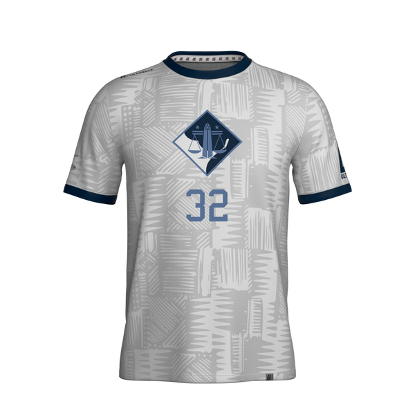 Full Sub N-Knit Short Sleeve (LIGHT) | Georgetown University Justice Fall 2025
