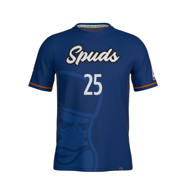 Full Sub N-Knit Short Sleeve (BLUE) | Rochester Institute of Technology Spudheds Fall  2025