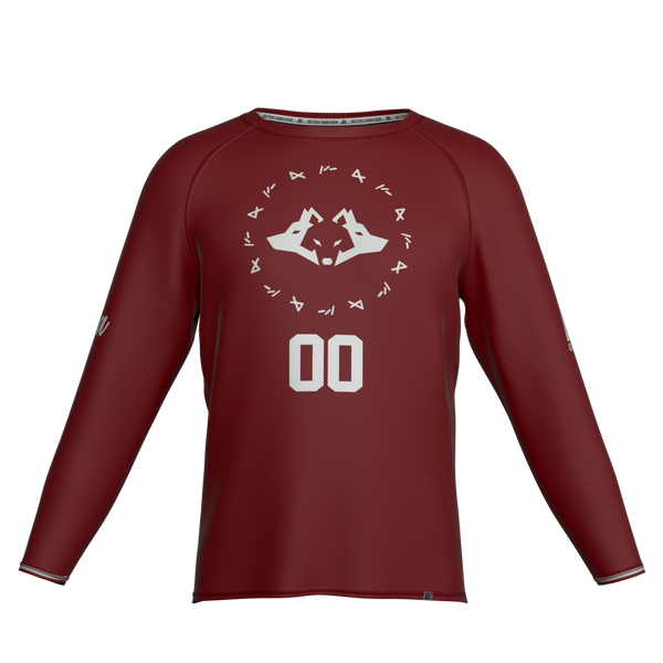 Full Sub N-Knit Long Sleeve (RED) | North Carolina State University Alpha Winter 2025