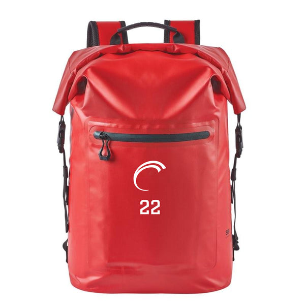 Technical Roll Top Waterproof Backpack 35L (RED) | Washington University Contra Fall 2024