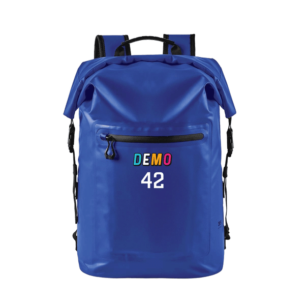 Technical Roll Top Waterproof Backpack 35L (BLUE) | Iowa DeMo Spring 2026