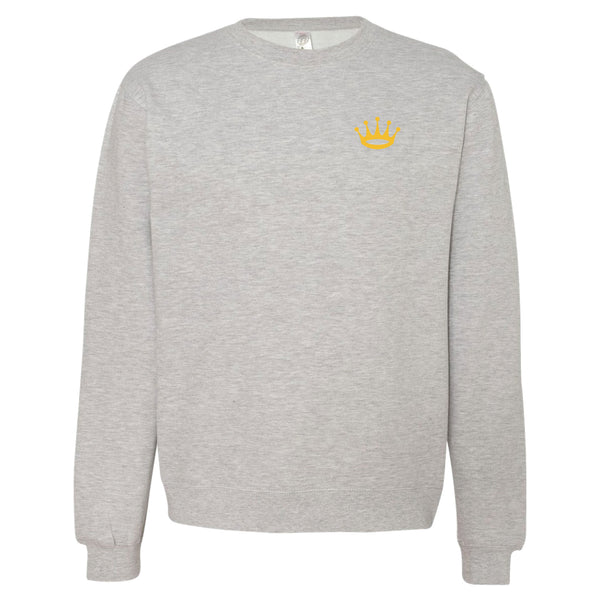 Premium Midweight Crewneck (Grey) | University of California Berkeley Pie Queens Summer 2024