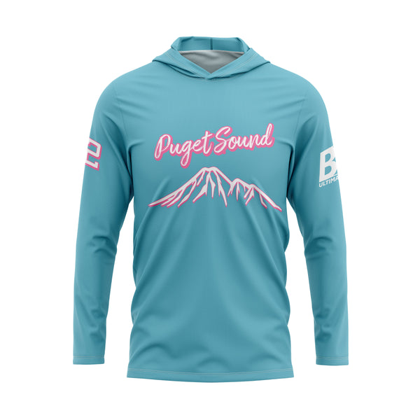 Full Sub N-Knit Sun Hoodie (TEAL) | Puget Sound Postmen Fall 2024