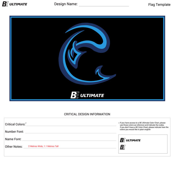 Full Sub Flag (Blue Goby) | Case Western Reserve University Fighting Gobies Fall 2026
