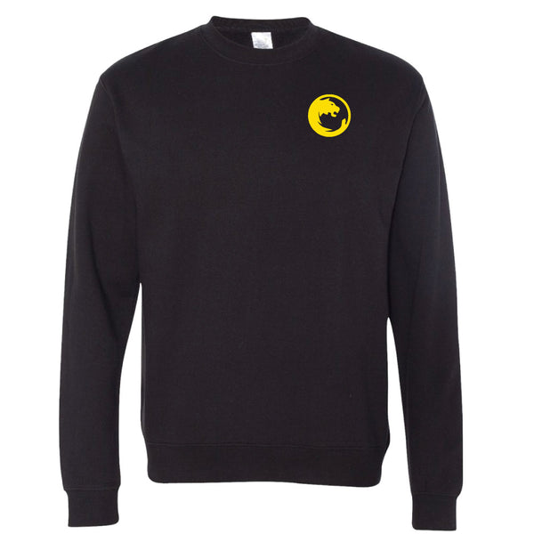 Embroidered Premium Midweight Crewneck (Black) | Pittsburgh North Allegheny Girls Ultimate Fan Store Spring 2023