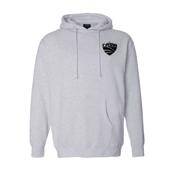 Embroidered Premium Heavyweight Hoodie (Grey) | University of Texas at San Antonio Legion Fall 2022