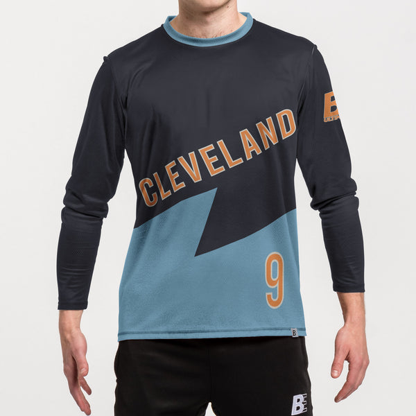 Dark Full Sub N-Knit Long Sleeve | Cleveland Biting Fogies