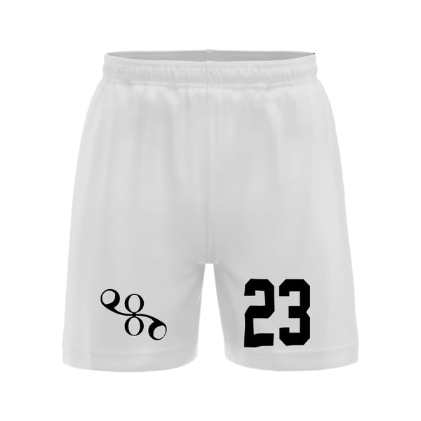 Basic Sub N-Weave Shorts (White) | University of Oregon Ego 2023